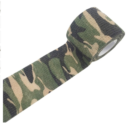 Camouflage Non-woven Elastic Bandage (Self-adhesive) Outdoor DealSniper.net 1style 5cm 1pc