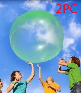 Big Inflatable Ball Children's Toy Elastic Ball Water Ball Kids dealsniper-net Green 2PC 120cm