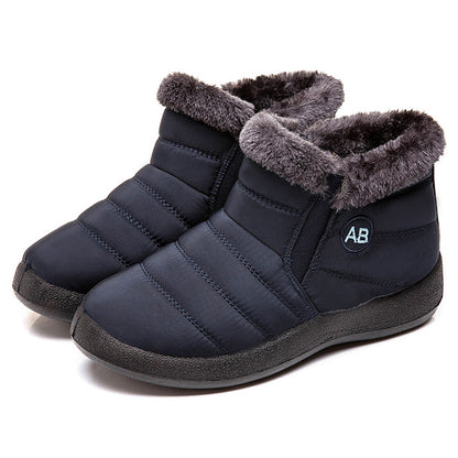 Waterproof boots warm XL snow boots Women dealsniper-net Booties Blue 35