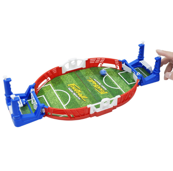 Mini Football Board Match Game Kit Tabletop Soccer Toys Kids DealSniper.net Blue