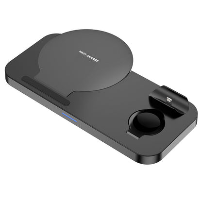 3 in 1 Wireless Fast Charger Gadgets Gym From House Black UK plug