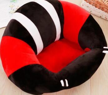 Infant Safety Seat Child Portable Eating Chair Plush Toy Kids dealsniper-net Blackred 45x45