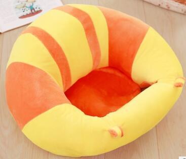 Infant Safety Seat Child Portable Eating Chair Plush Toy Kids dealsniper-net Orange 45x45