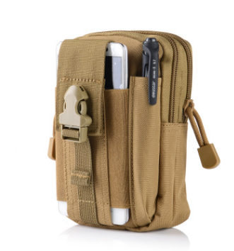 Outdoor Sports Molle Tactical Pocket Male 5.5 6 Inch Waterproof Mobile Phone Bag Outdoor dealsniper-net Khaki 17.5X12X6CM