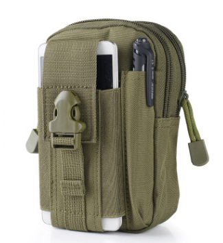 Outdoor Sports Molle Tactical Pocket Male 5.5 6 Inch Waterproof Mobile Phone Bag Outdoor dealsniper-net ArmyGreen 17.5X12X6CM