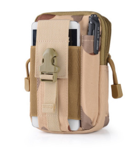 Outdoor Sports Molle Tactical Pocket Male 5.5 6 Inch Waterproof Mobile Phone Bag Outdoor dealsniper-net Sansha camouflage 17.5X12X6CM