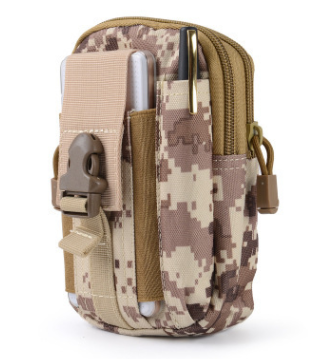 Outdoor Sports Molle Tactical Pocket Male 5.5 6 Inch Waterproof Mobile Phone Bag Outdoor dealsniper-net Desert digital 17.5X12X6CM