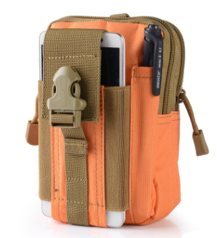 Outdoor Sports Molle Tactical Pocket Male 5.5 6 Inch Waterproof Mobile Phone Bag Outdoor dealsniper-net Orange 17.5X12X6CM