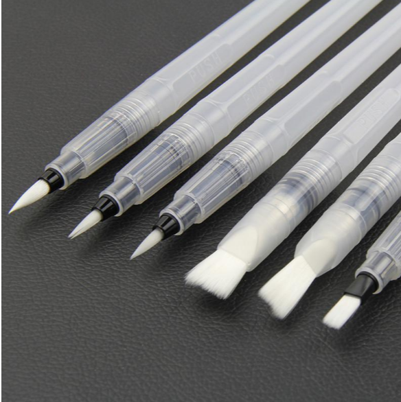 Large Capacity Barrel Water Pen Watercolor Painting Promotional Pen Calligraphy Drawing Art Supplies