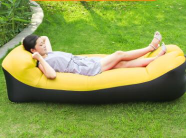 Outdoor Air Sofa Fast Inflatable Laybag Hangout Lounger Beach Air Bed