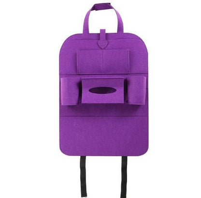 Multi-Purpose Auto Seat Organizer Bag Vehicle dealsniper-net Purple