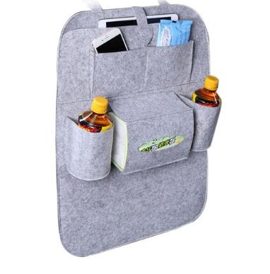 Multi-Purpose Auto Seat Organizer Bag Vehicle dealsniper-net Light grey