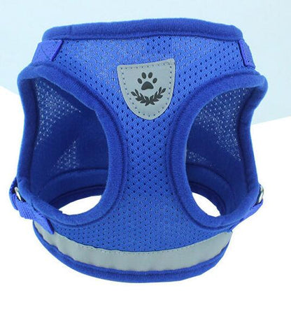 Dog Harness And Leash Set Pets DealSniper.net Blue L