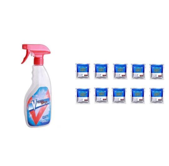 Multi-functional effervescent spray cleaner Vehicle DealSniper.net 10pcs+bottle