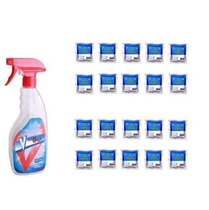 Multi-functional effervescent spray cleaner Vehicle DealSniper.net 20pcs+bottle