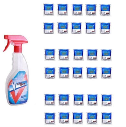 Multi-functional effervescent spray cleaner Vehicle DealSniper.net 30pcs+bottle