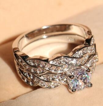 New set of rings wedding ring set men and women couple ring jewelry Jewelry dealsniper-net US 10