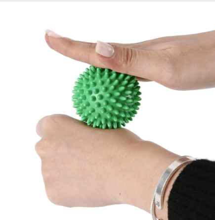 Hard thorn massage ball hand holding thorn ball touch training ball