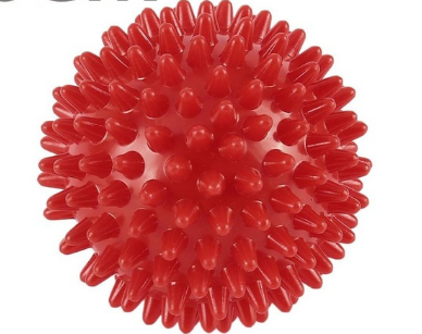 Hard thorn massage ball hand holding thorn ball touch training ball