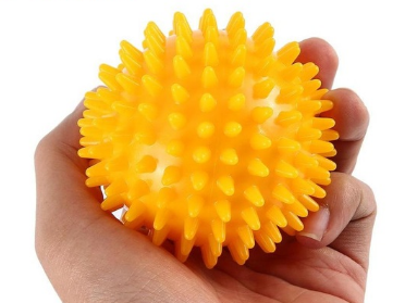 Hard thorn massage ball hand holding thorn ball touch training ball