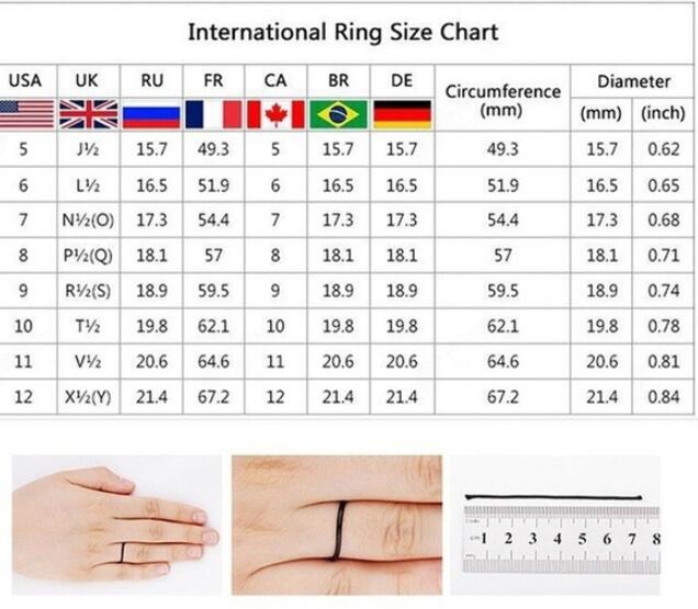 New set of rings wedding ring set men and women couple ring jewelry Jewelry dealsniper-net