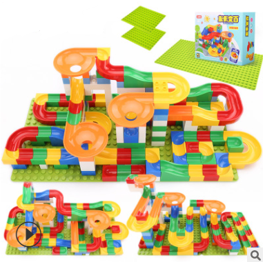 Children Large Particles Assembled Slide Puzzle Blocks Toys 3-10 Years Old Boy Toy Kids DealSniper.net 8
