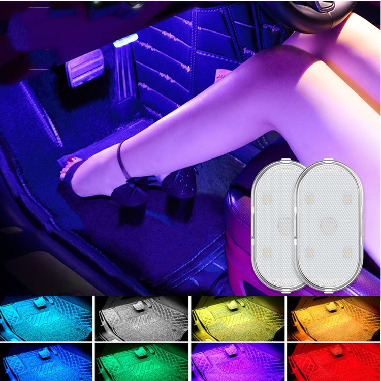 Car Lighting Reading Light Touch Sensing Usb Rechargeable Light Vehicle DealSniper.net