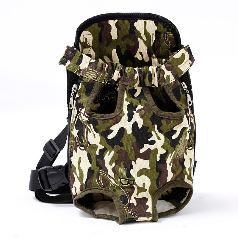 Go Out Portable Chest Shoulder Pet Bag Breathable Travel Pet Bag Pets Gym From House Army Green L