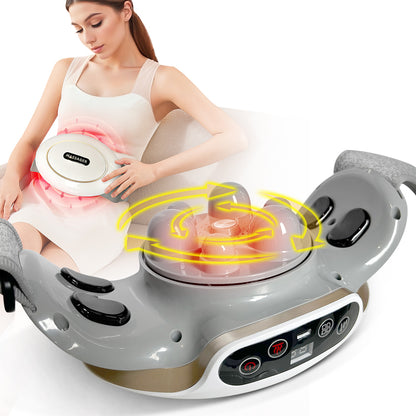 Automatic Abdominal Massager Multiple-use For Waist And Abdomen Health Gym From House White