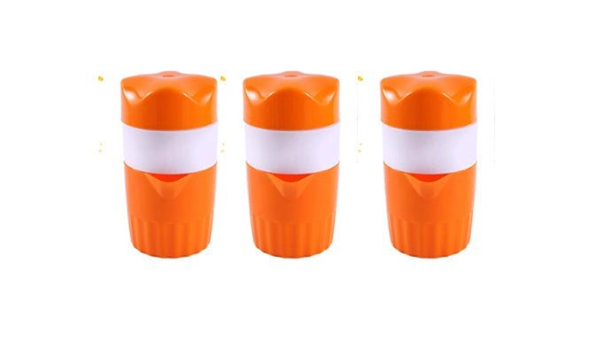 Handheld Juicer Manual Juicer Fruit Press Extractor Kitchen DealSniper.net 3PC orange
