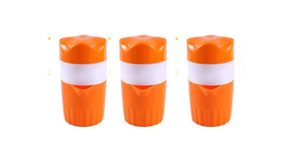 Handheld Juicer Manual Juicer Fruit Press Extractor Kitchen DealSniper.net 3PC orange