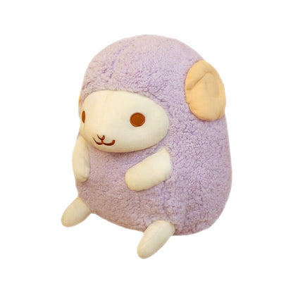 Cute Sitting Little Sheep Doll Plush Toy Kids DealSniper.net Purple 30cm