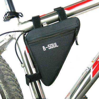 Saddle bag riding bicycle mountain bike bag triangle tool kit upper tube Outdoor dealsniper-net