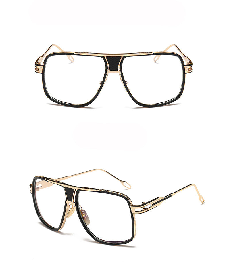 Sunglasses Men Brand Designer Sun Glasses Driving Oculos Men DealSniper.net Black clear