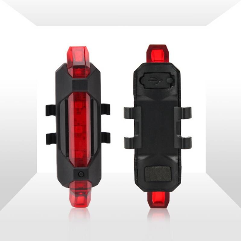 Bike Bicycle light LED Taillight Outdoor dealsniper-net OPP bagged red