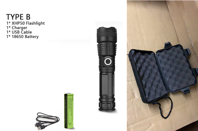 XHP70.2 Powerful Usb Led Flashlight Home DealSniper.net P50 set A AU