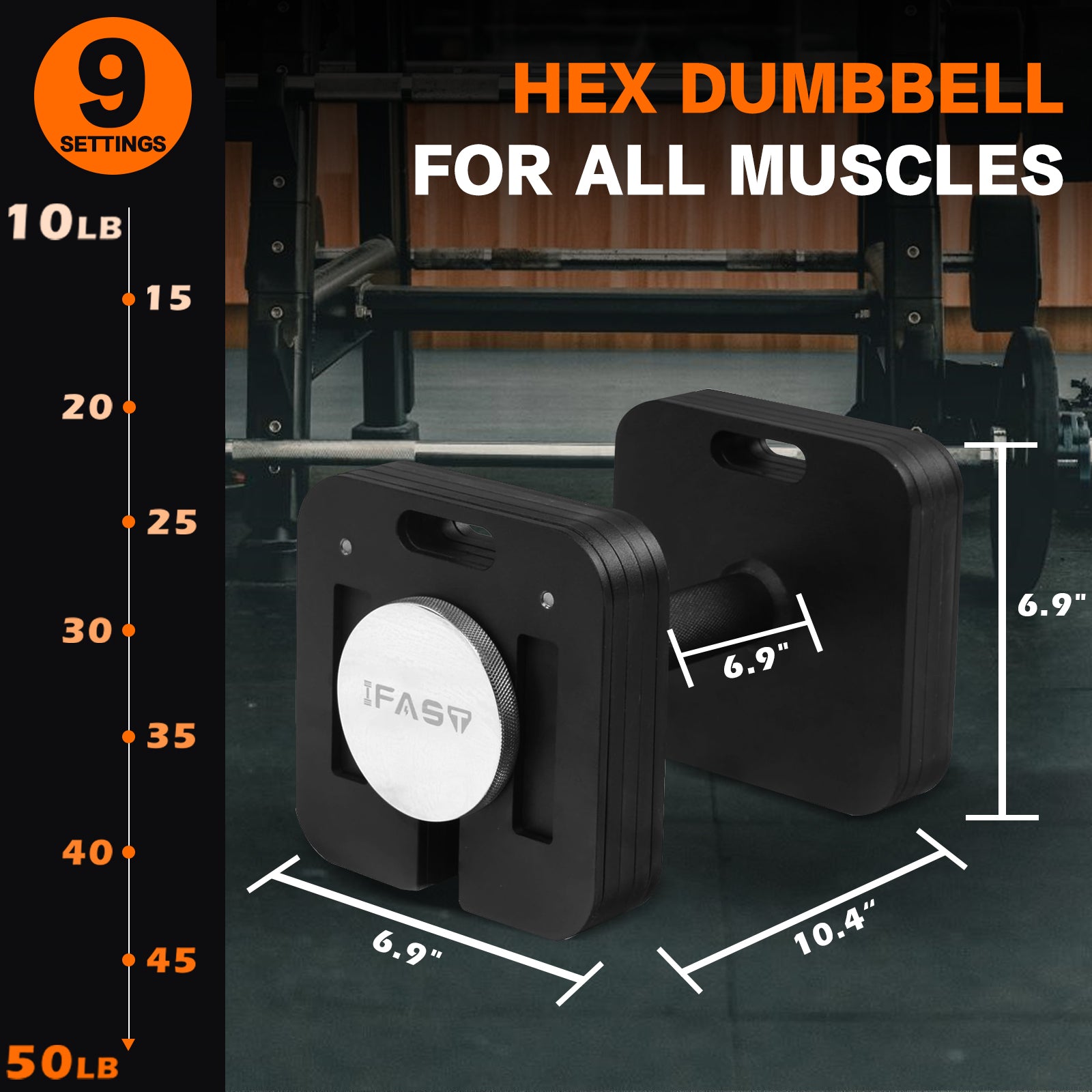 Adjustable Dumbbell 9 In 1 Free Weights For Multiweight Options Jewelry Gym From House