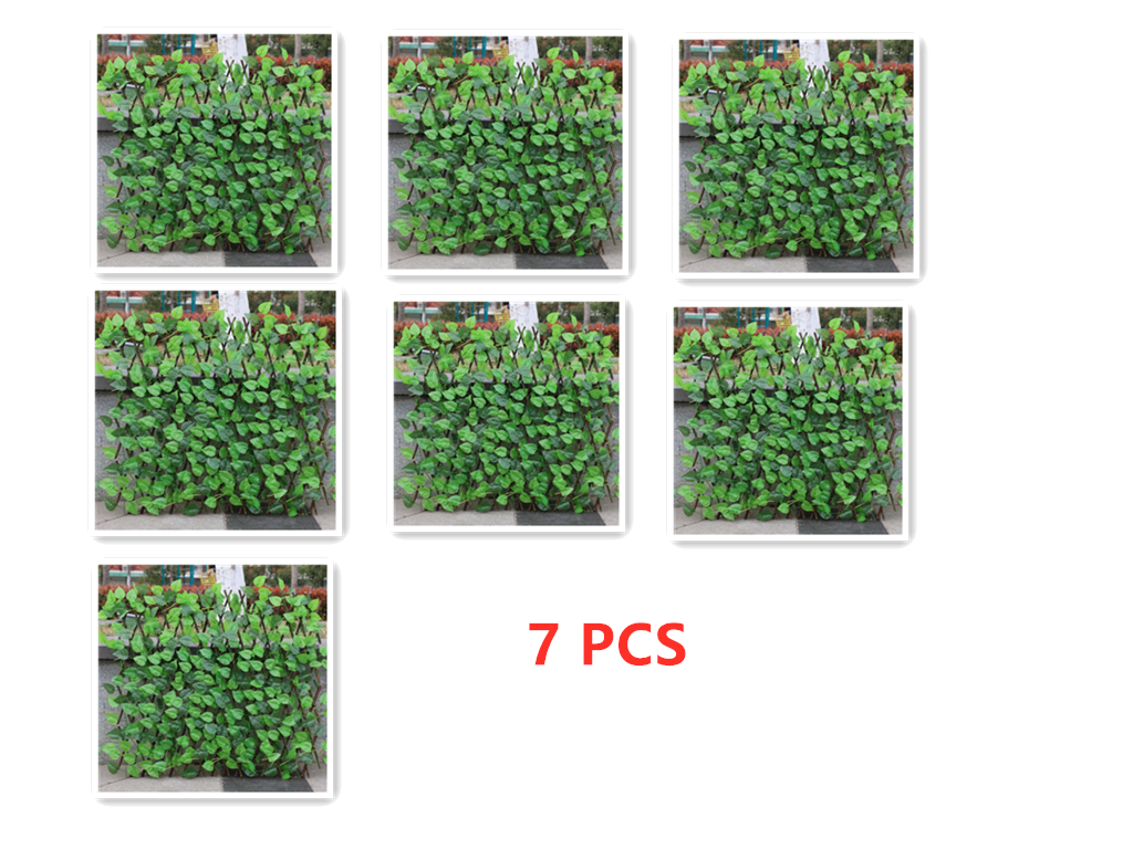 Simulation outdoor wooden fence Home DealSniper.net Small 7pcs