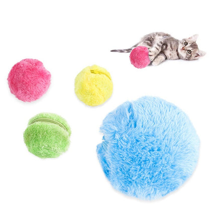 Magic Roller Ball Activation Automatic Ball Dog Cat Interactive Toy Pets dealsniper-net Photo Color