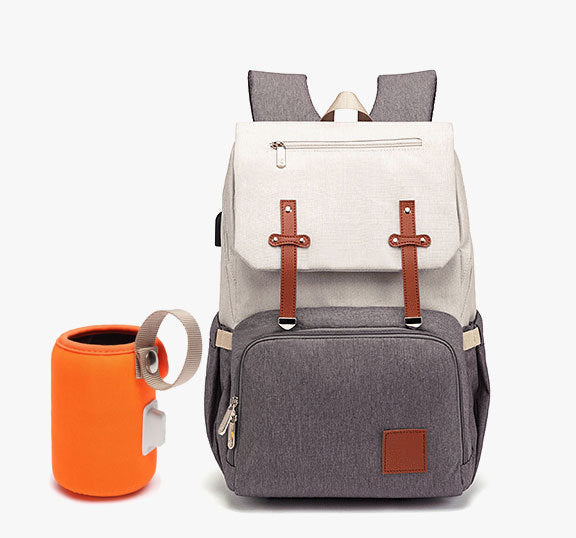 Double Shoulder Mommy Wraps Milk For Parents Women DealSniper.net Gray white with bottle