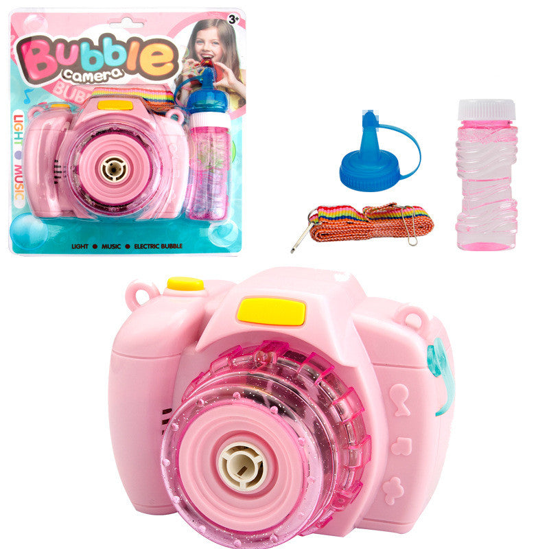 Camera Bubble Blowing Toys For Kids Fully-Automatic Soap Bubble Machine Kids dealsniper-net Pink