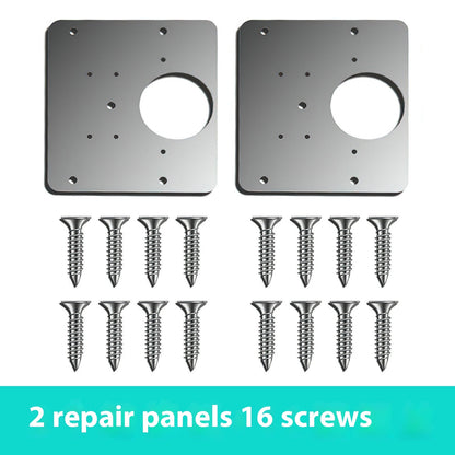 Stainless Steel Hinge Repair Installer Tools DealSniper.net 2 Veneer 16 Screws