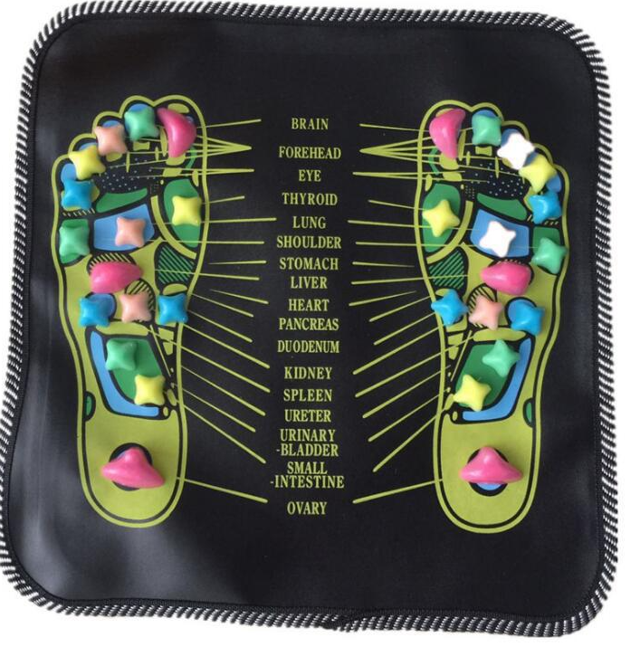 Reflexology Foot Massage Pad Cobblestone Walk Massager Mat