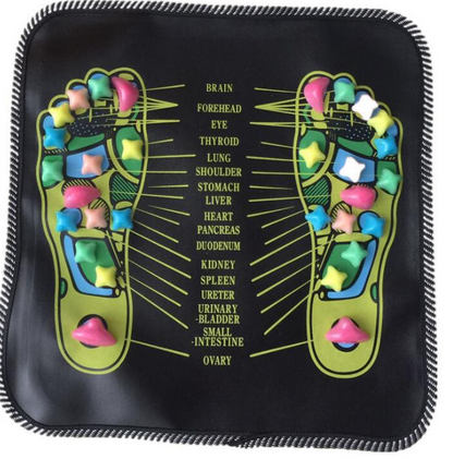 Reflexology Foot Massage Pad Cobblestone Walk Massager Mat