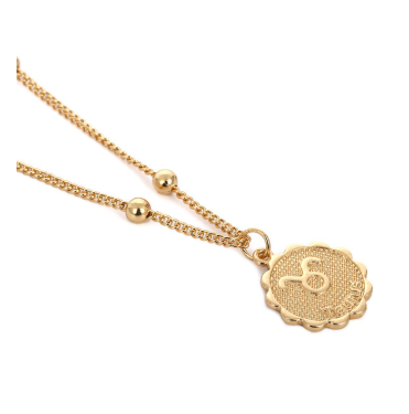 Constellation necklace Jewelry dealsniper-net Gold Taurus