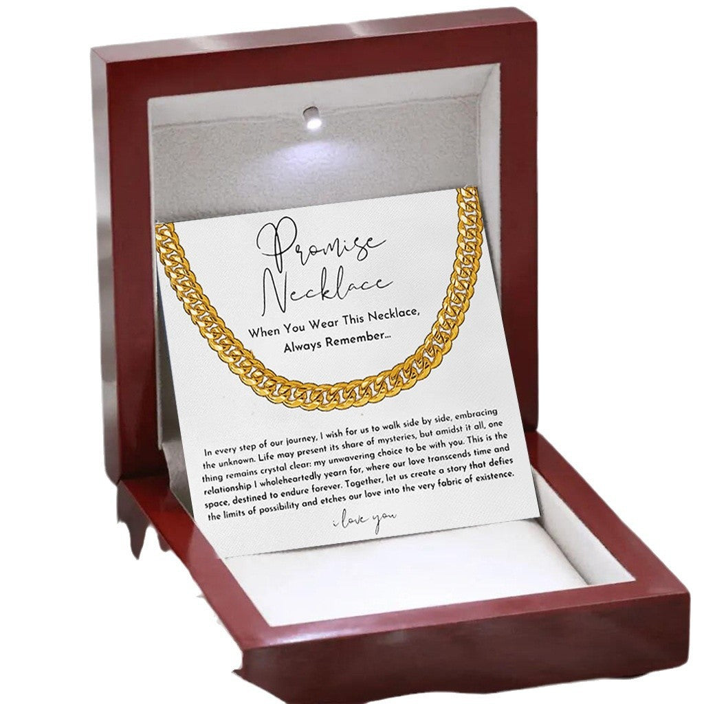 Male Stainless Steel Double-sided Ground Chain Jewelry DealSniper.net
