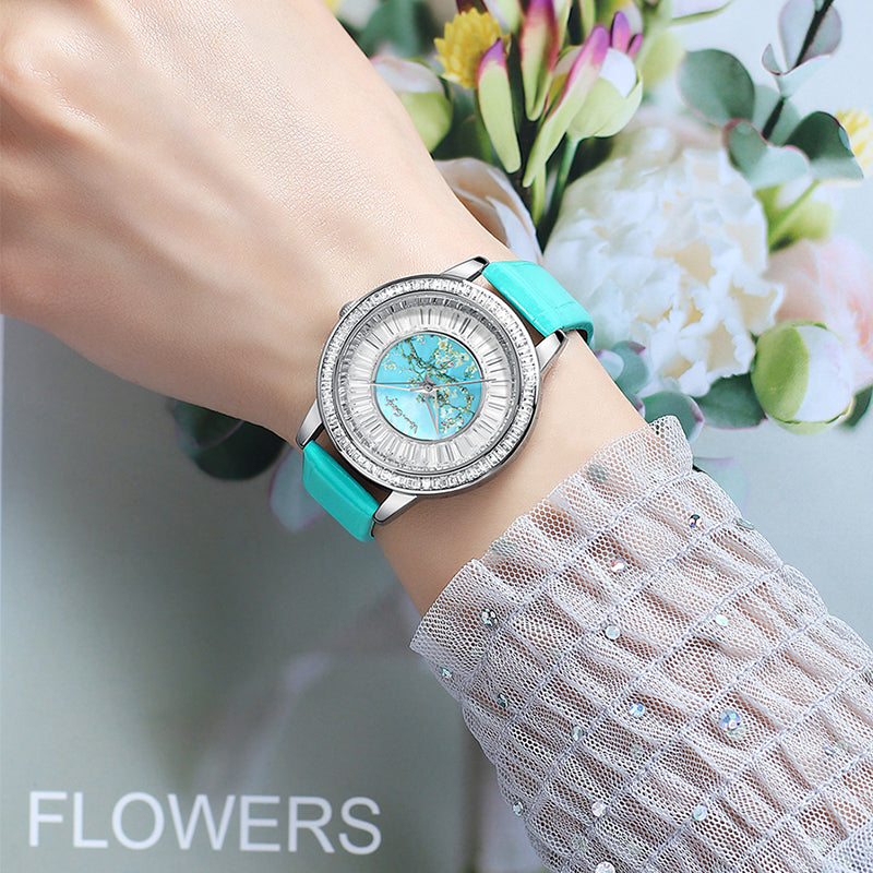 Van Gogh Women's Quartz Watch 3D Printed Oil Painting Jewelry DealSniper.net