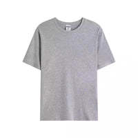 Hot Stamping Technology Short Sleeved Round Neck T-shirt Women DealSniper.net Grey 2XL