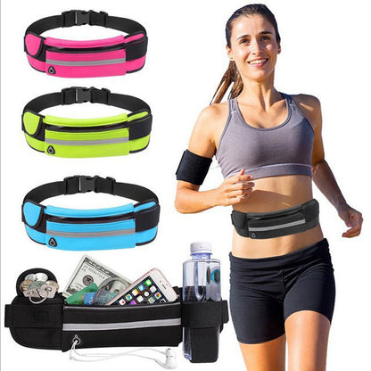 Fitness Waist Bag With Pocket Slim Running Jogging Belt Sports