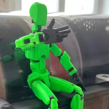 Multi-Jointed Movable Shapeshift Robot 2.0 3D Printed Kids dealsniper-net Verdant Green